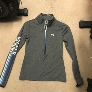 Pink workout pullover